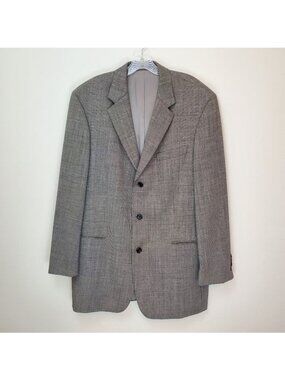 Hugo Boss micro hounds tooth wool blend blazer